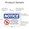 Signmission Authorized Employees OSHA Notice Sign, Aluminum, 14in W x 10in L, 2PK OS-2PACK-NS-A-1014-L-15257 - alternate 6